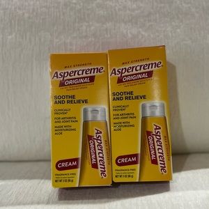 Aspercreme Original Max Strength (2) bundle of 3 oz creams